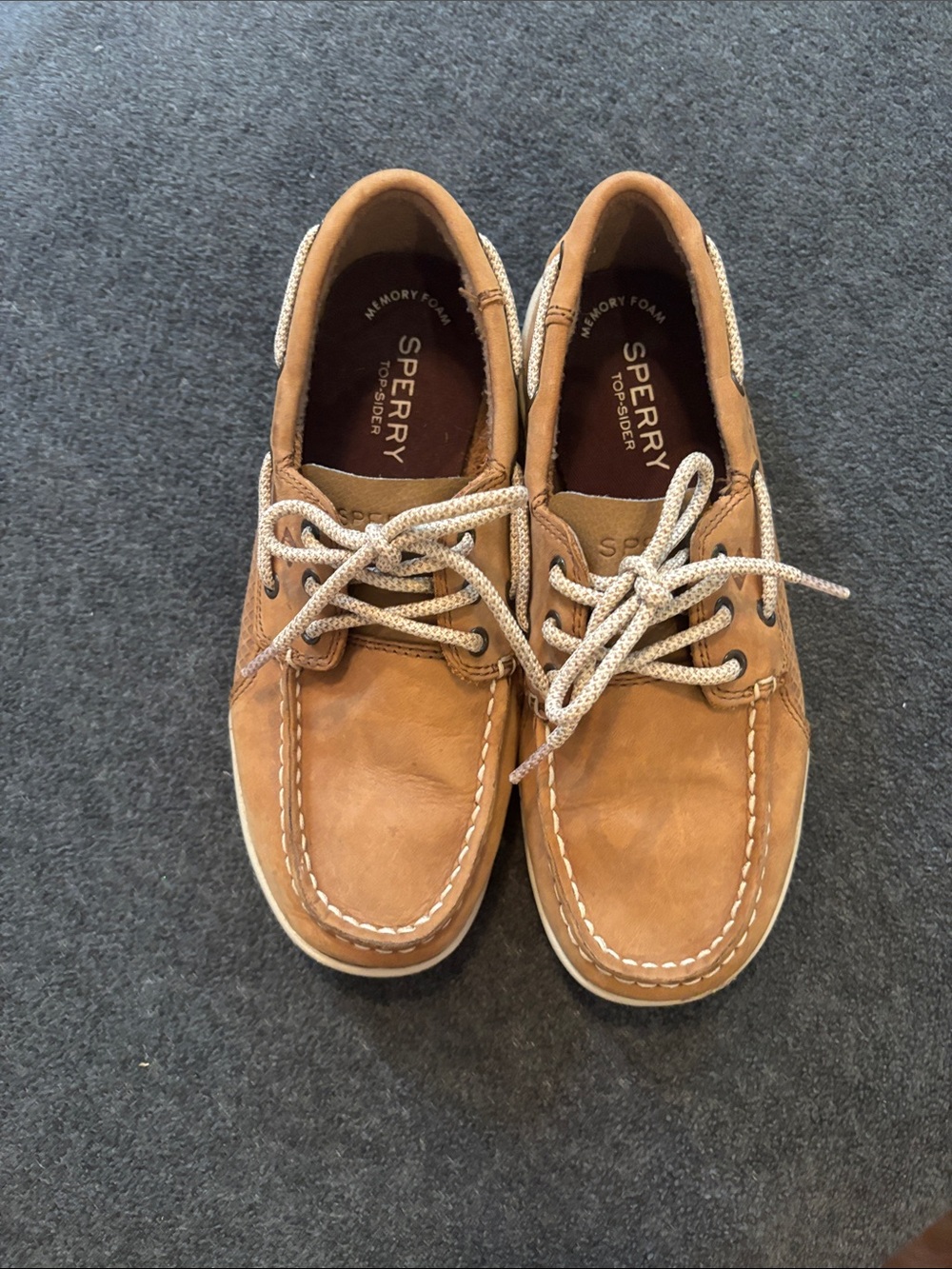 Sperry Tan Leather Classic 2-Eye Boat Shoes